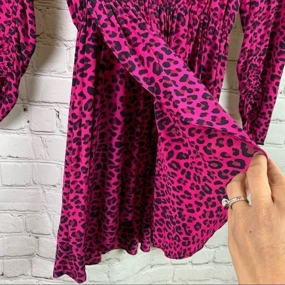 ZADIG & voltaire reveal leopard print mini dress size XS - Picture 8 of 13